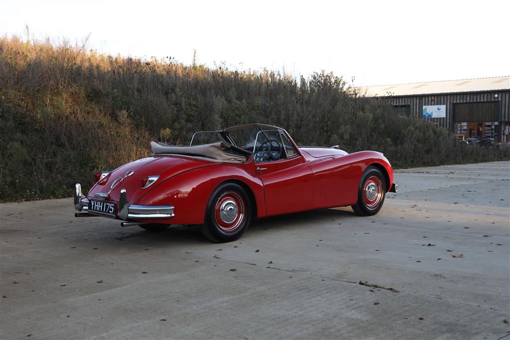 A 1955 Jaguar XK140 DHC